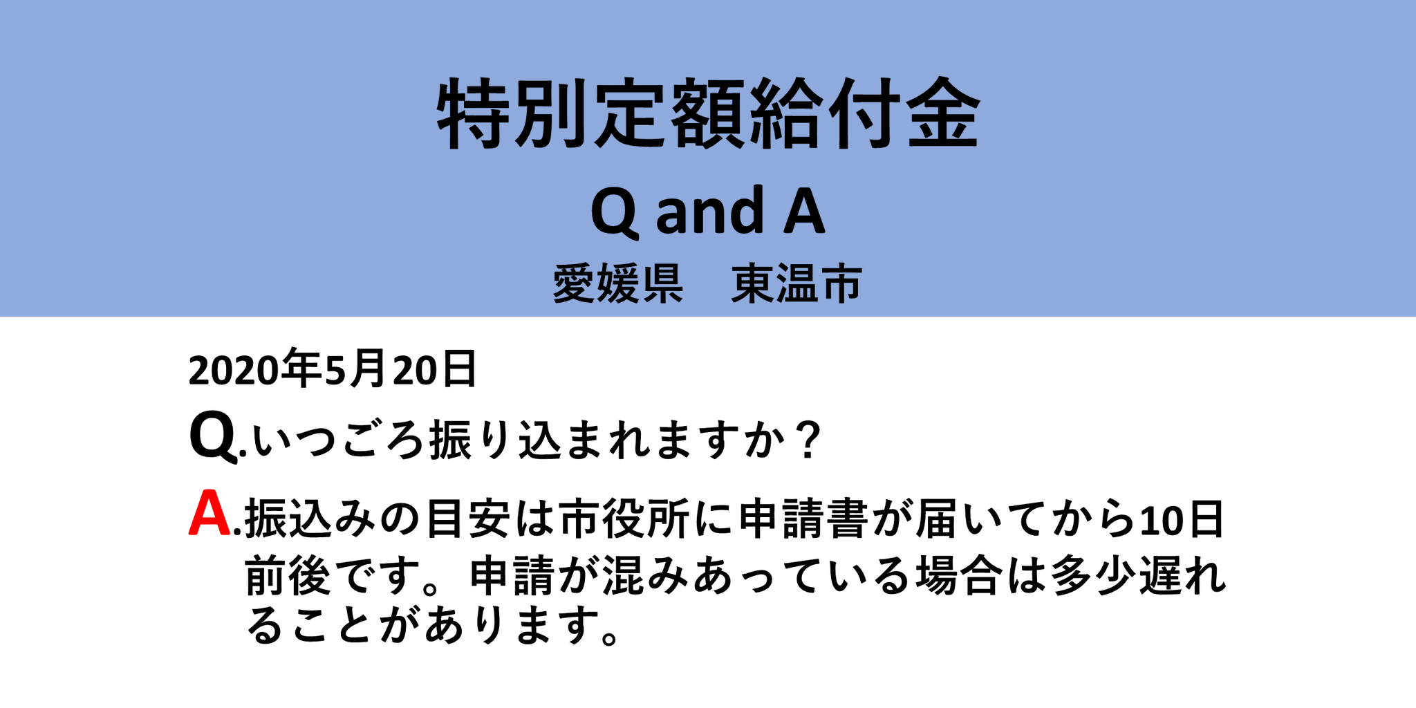 給付 金 いつ 振込