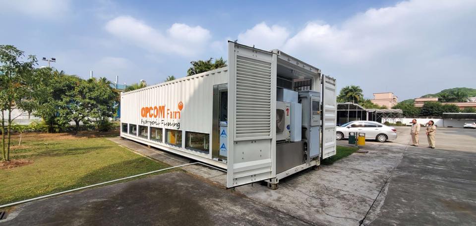 opcomfarm's tweet photo. 💙The new generation of containerized strawberry planting abandoned the former fully-enclosed artificial light model, instead of artificial light source, supplemented by sunlight, with advanced environmental control, strawberry harvesting no longer has to wait for winter. https://t.co/S5v8wiFc5i