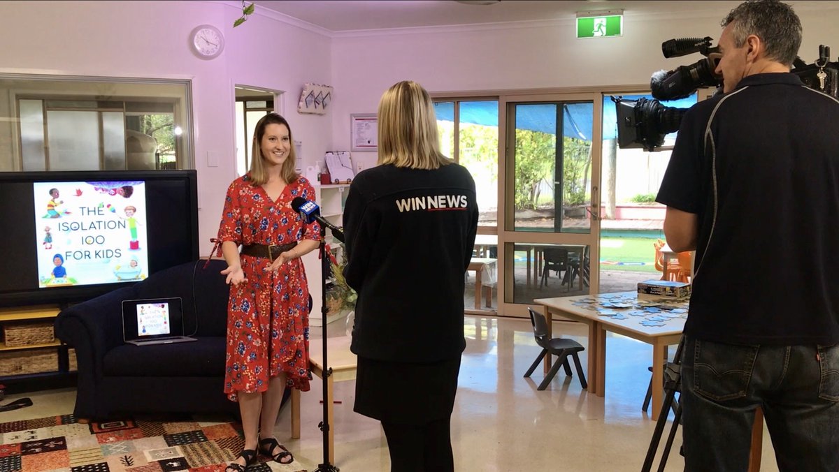 MonicaMongo's tweet photo. Tonight at 6PM on @WINNews_SCoast I'll be talking about my book, The Isolation 100 for Kids. Now available on Amazon! https://t.co/0vU7OwxFNo