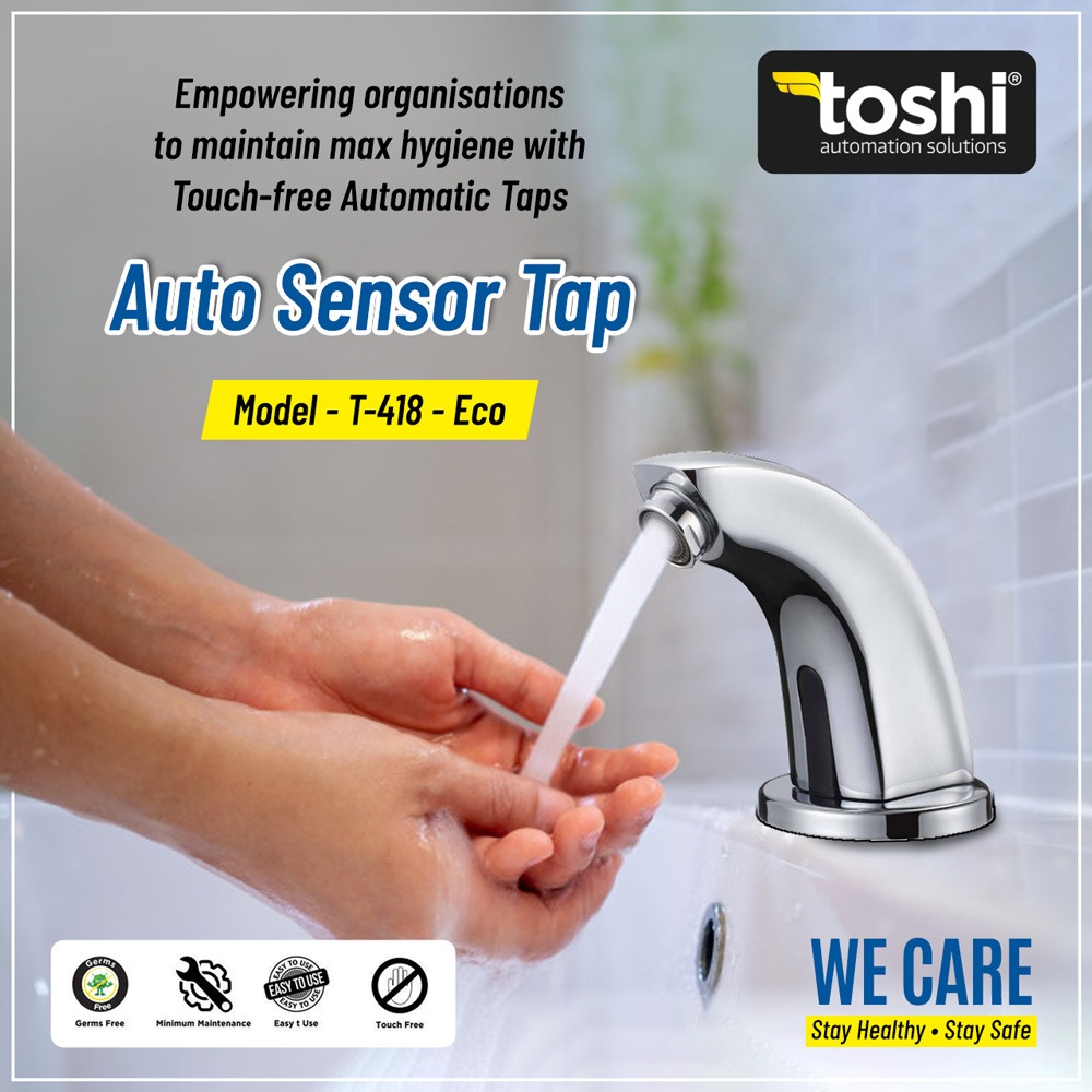 toshiautomation's tweet photo. #ToshiAutomation presents 𝗔𝘂𝘁𝗼𝗺𝗮𝘁𝗶𝗰 𝗧𝗮𝗽𝘀 to help your organisation fight #infections when you reopen post-lockdown.

Go to https://t.co/oxjpx67WIf for our 𝗦𝗲𝗻𝘀𝗼𝗿 𝗧𝗮𝗽𝘀!

#AutomaticTaps #AutoTaps #SensorTaps #HygieneProducts #HygeineAutomation #HomeAutomation https://t.co/inGw4HMcRn