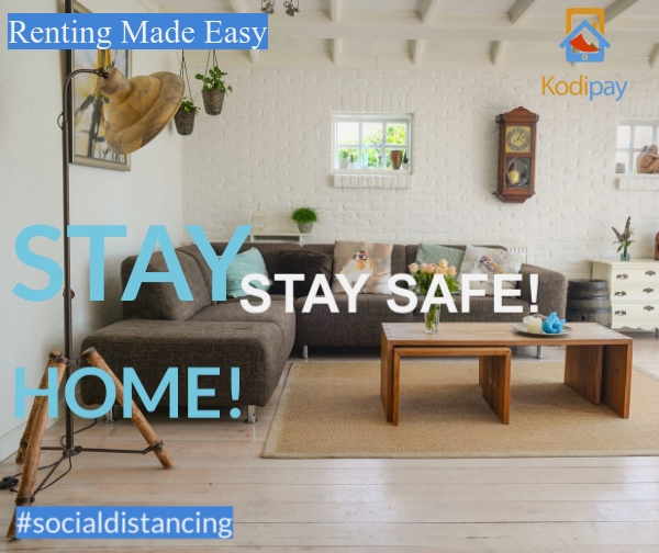 KodiPay's tweet photo. Stay at home! Stay Safe!
Let's all practice social distancing and protect our Loved ones.
#Staysafe
#stayathome
#rentingmadeeasy https://t.co/93RnvPipJm