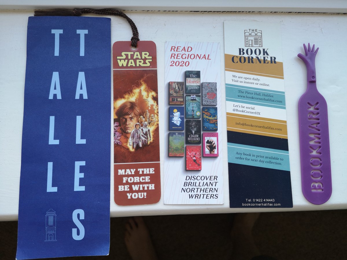 theUL's tweet photo. Lovely idea from @natlibscot Show us your bookmarks! This is a working from home selection featuring a @theUL exhibition leaflet-cum-bookmark and the one and only @HamillHimself among others!
@starwars https://t.co/rI0td63FiS
