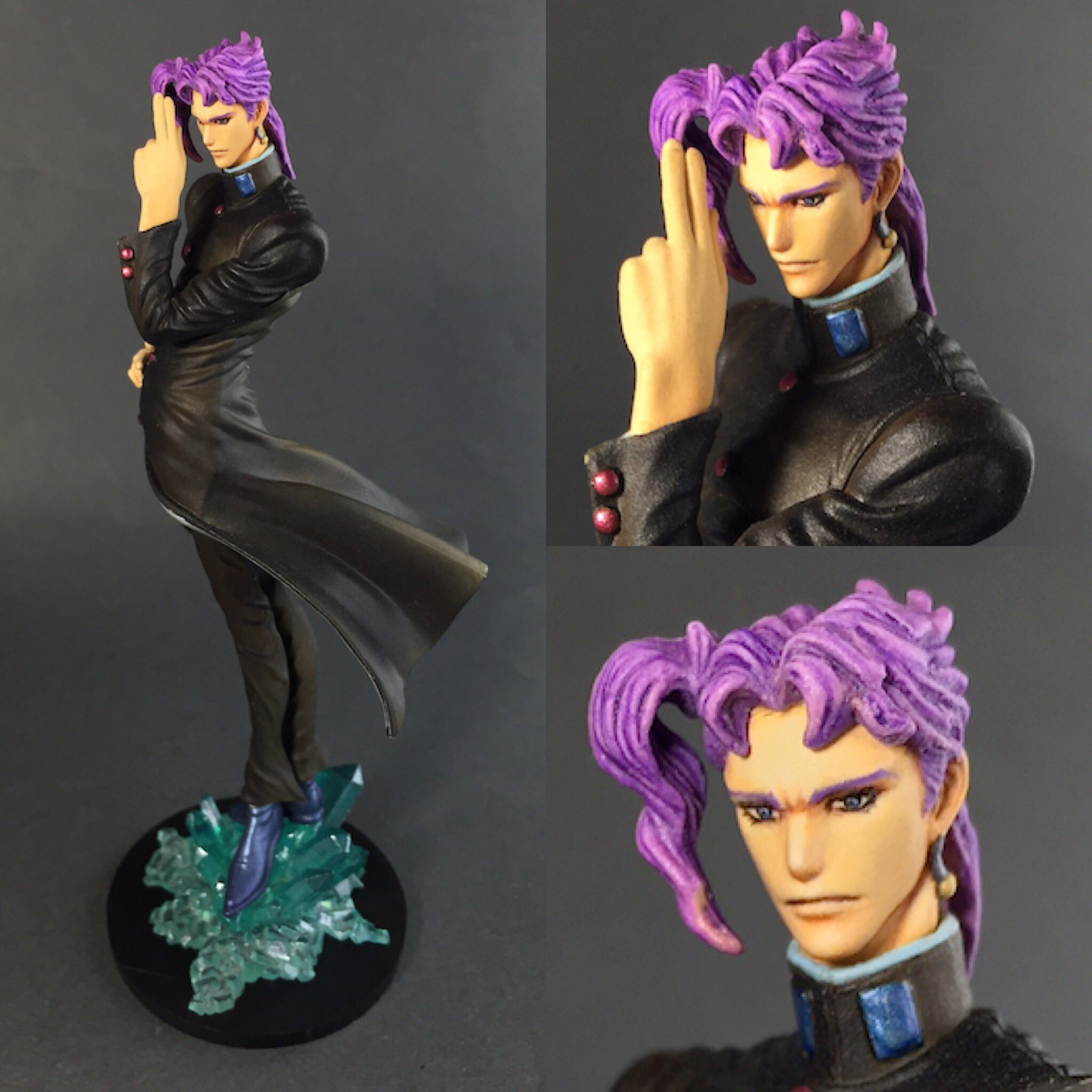 Hpc Op Twitter だいぶ前に超像革命の花京院をジョジョニウムカラーにリペイントしたものです 元の顔がヤバかったのでリペイントしようと思ったわけですが 見ての通り3 75インチフィギュアより顔が小さく当時は瞳を描くのにかなり苦労しました Hpc Op Twitter だいぶ前に超像革命の花京院をジョジョニウムカラーにリペイントしたものです 元の顔がヤバかったのでリペイントしようと思ったわけですが 見ての通り3 75インチフィギュアより顔が小さく当時は瞳を描くのにかなり苦労しました