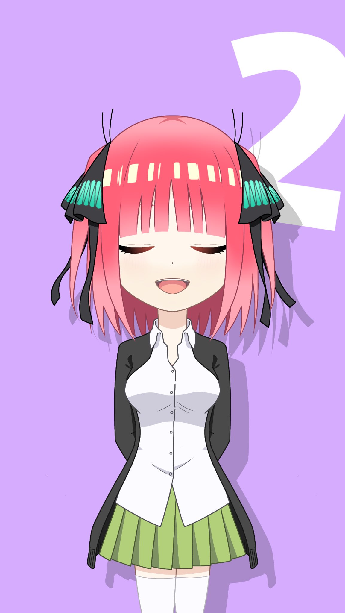 Twitter 上的 Ill 二乃の通常壁紙用イラスト 五等分の花嫁 中野二乃 イラスト T Co D6yswodeaj Twitter