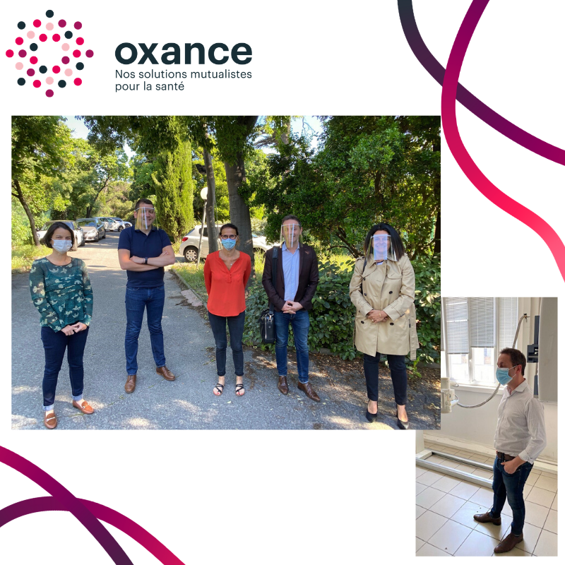Aux côtés des équipes &amp; au plus près du terrain:une volonté forte du nouveau directeur Santé d’Oxance, Thomas Bonthoux, en visite avec la direction d'Oxance. Des échanges &amp; un soutien renouvelé aux équipes &amp;professionnels des centres de santé Oxance.
#ensemblepourlasante #teammut