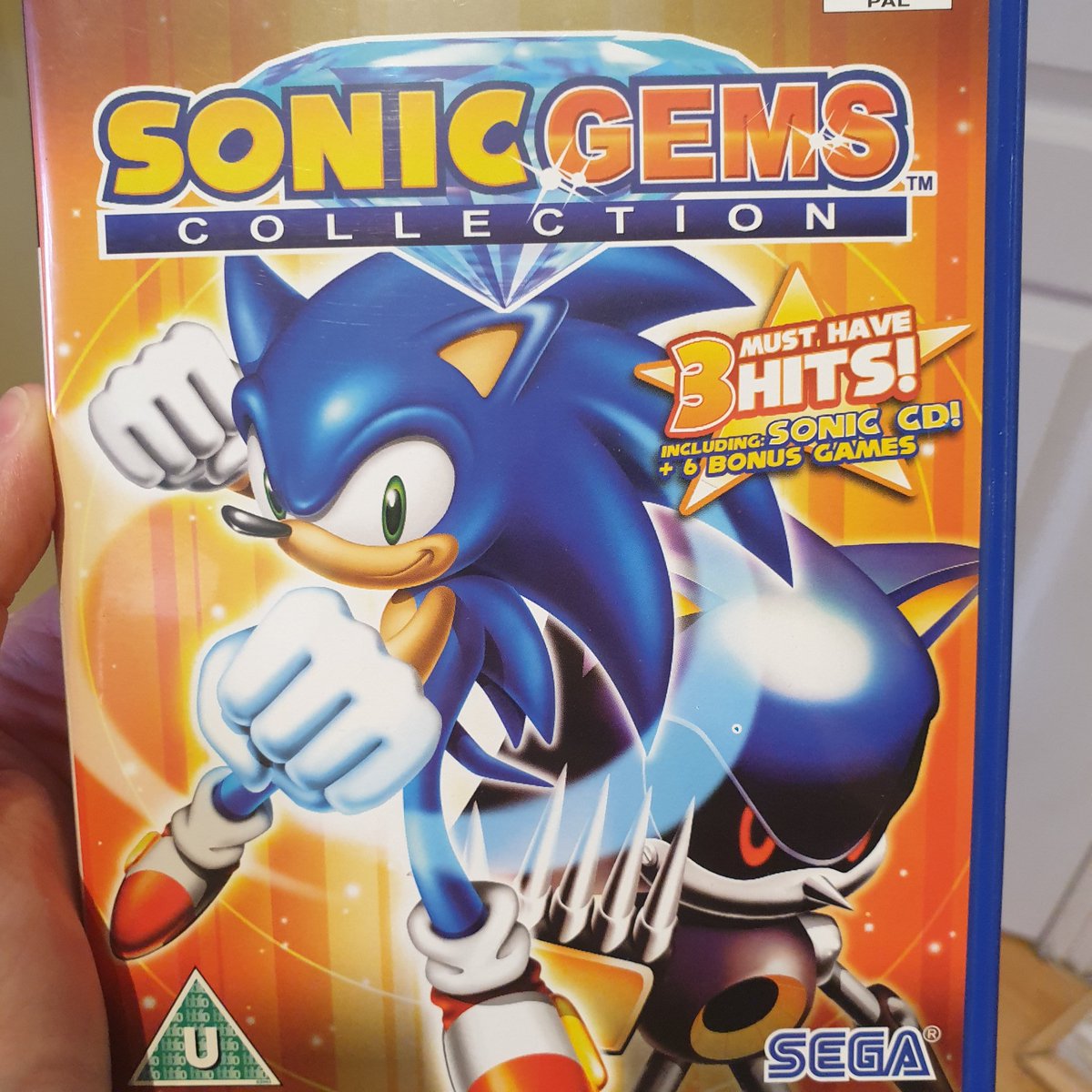 NeverColoV1's tweet photo. Always helpful to have the games everyone forgets in 1 compilation disc.
#SonicGemsCollection
#SonicBlast https://t.co/JPkmogC5Zo