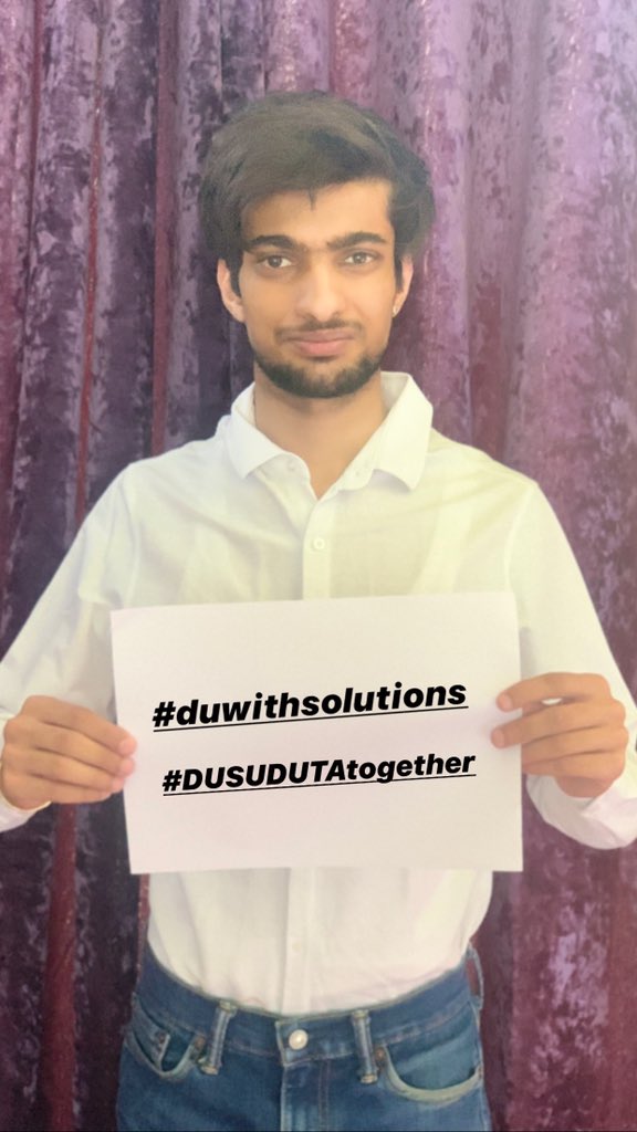 abvp_siddharth's tweet photo. #DUwithSolutions #DUSUDUTATogether https://t.co/JEjOUYdiua