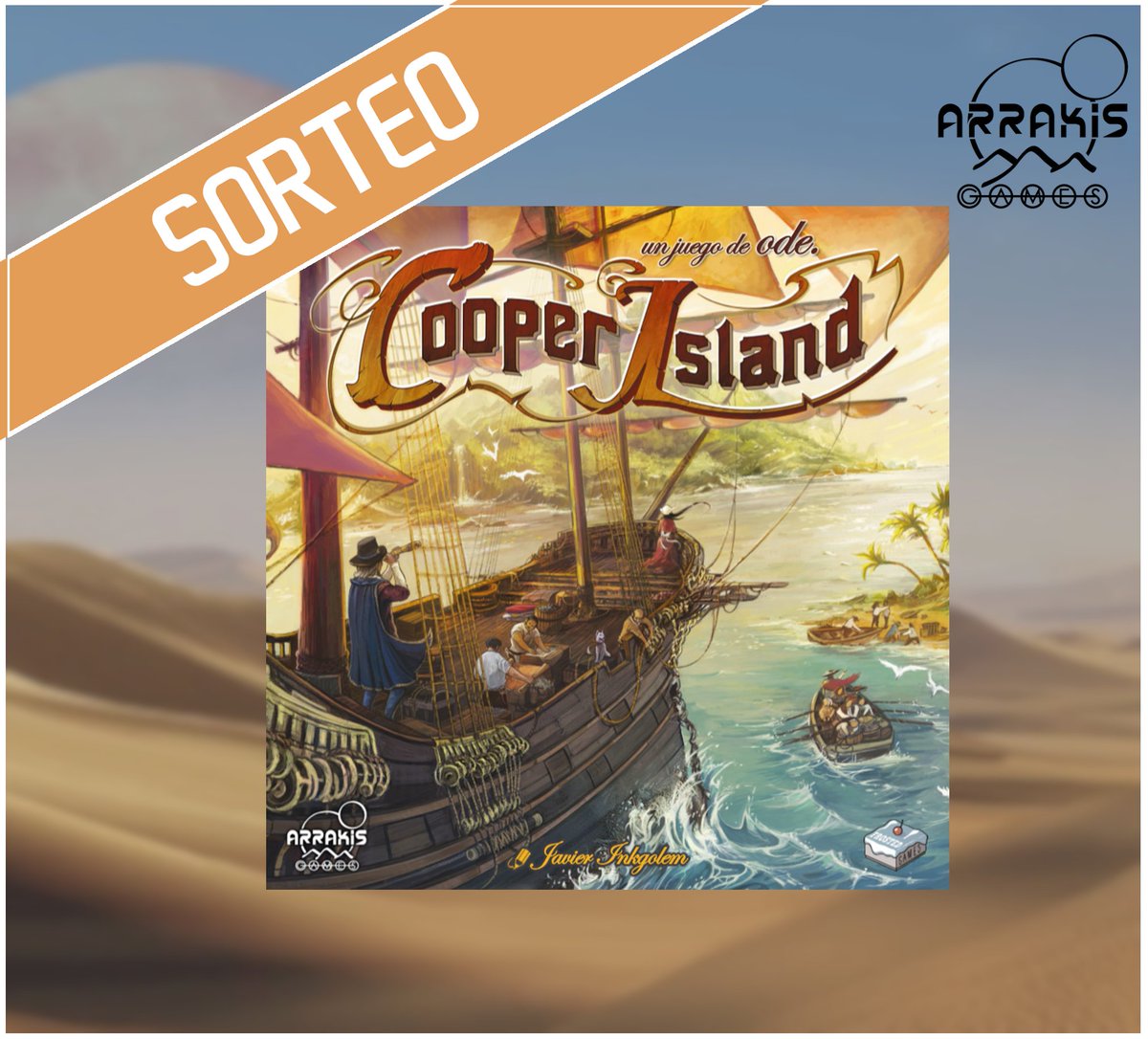 Sorteo Express!! Para celebrar la llegada de Cooper Island a las tiendas, sorteamos una copia entre todos nuestros seguidores. Para participar:
 
➡️Sigue a <a href="/ArrakisGames/">Arrakis Games</a>
➡️Haz retweet

Anunciaremos el ganador el 25 de Mayo, suerte a tod@s!! 
(sorteo solo para España)