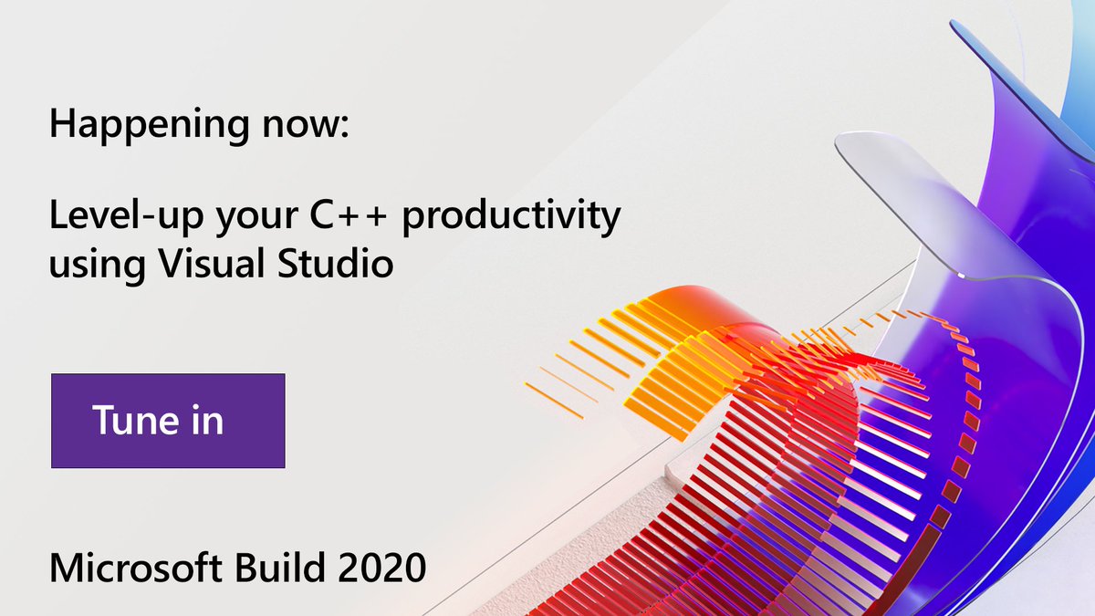 microsoft visual studio on twitter take your c productivity up a notch nickuhlenhuth is ready to show you how in this msbuild session coming up next https t co dt1tumqqjv https t co 533qzpoajp twitter