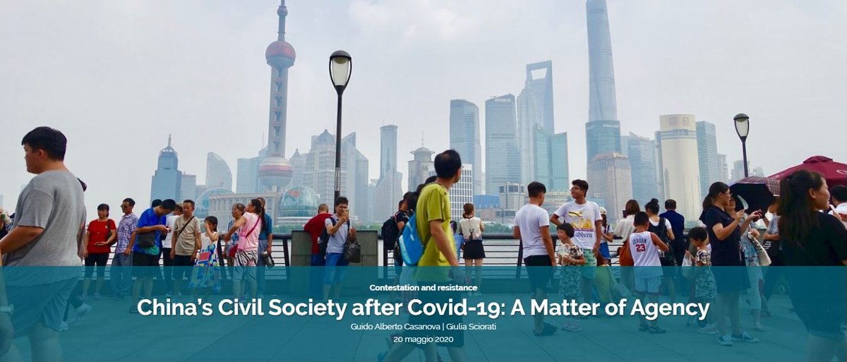 galbcasanova's tweet image. And here is the final issue of our short @ispionline cycle on state-society relations in #China🇨🇳 in the time of #Covid_19. This time @GiuliaSciorati and I looked at how civil society has contested and resisted the CCP during the pandemic. Enjoy!

 ➡️ispionline.it/it/pubblicazio…