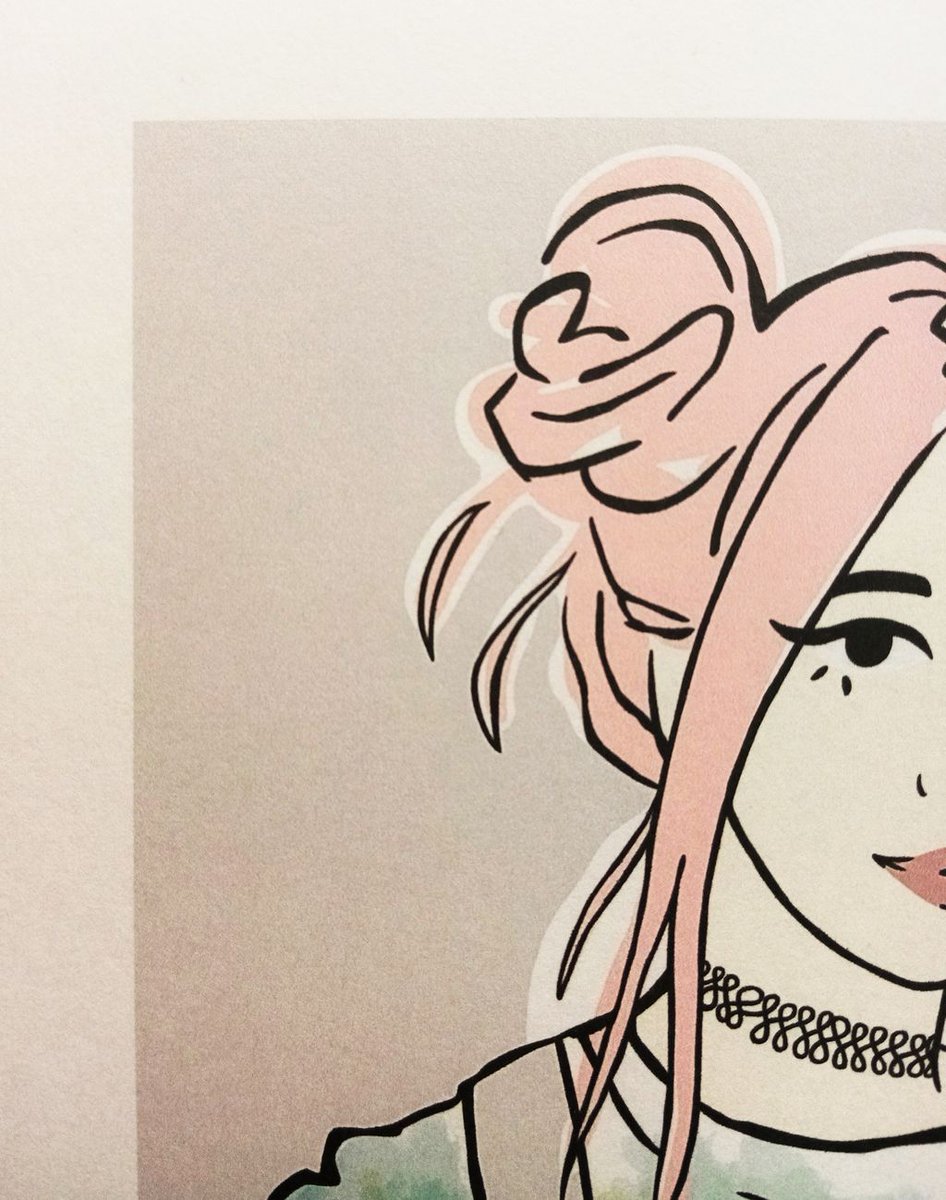 becbroomhall's tweet photo. #WIPWednesday ...More snippets of extremely #new things....😉 #artistsontwitter #illustrations #hairstyles #buns #pinkhair #funky #funfaces #newwork #wip #workingfromhome #workinprogress #illustrate #WednesdayVibes #WednesdayMotivation #etsysellers #newthings #new https://t.co/TRrBkfXpWs