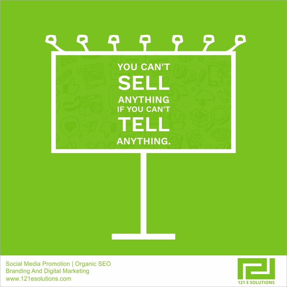 121eSolutions's tweet image. You can&apos;t Sell Anything,if you can&apos;t Tell Anything.
#creativity #121esolutions #digitalmarketing #seo
#121egreetings #socialmediapromotions #indianproduct #indian #maidinindia #localshop #aatmnirbhar #india #stayhome #staysafe #coronavirus #covid19