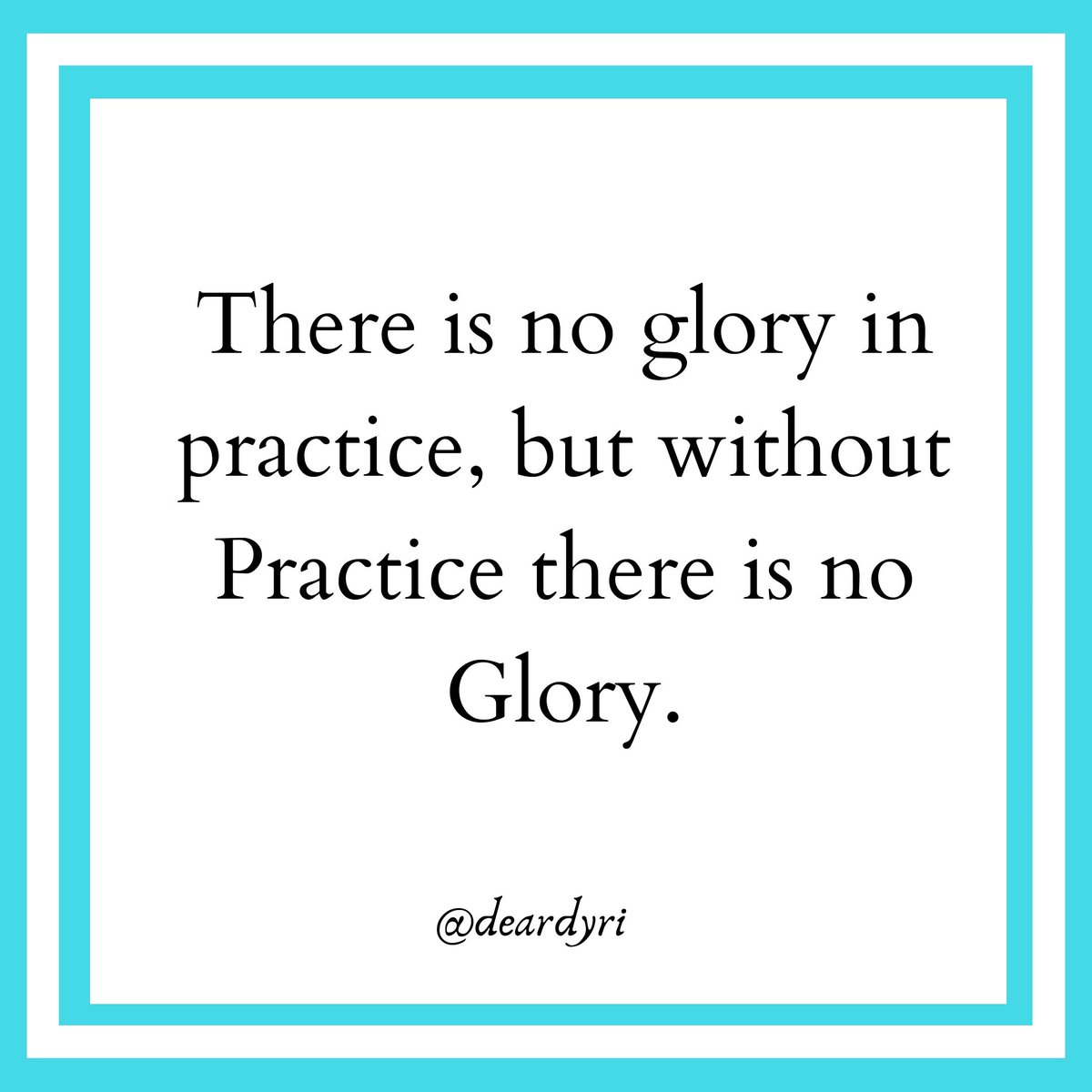 _MEtribe's tweet image. Practice! Practice! Practice!
The only way you can can get ahead is if you practice or keep trying. There's no success without constant effort and no victory without trying.

#motivational  #success