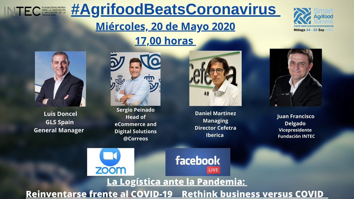 🗒️🚜🛤️¡Os invitamos al #Webinar sobre #logística de #AgrifoodBeatsCoronavirus!

👉Será hoy #20Mayo, a las 17.00 horas, con todos estos participantes⤵️

🎟️Inscripción gratuita (aquí): cefetradigital.es/cadena-agroali…

#cadenaagroalimentaria #agronegocios #Agribusiness #COVID19 #coronavirus