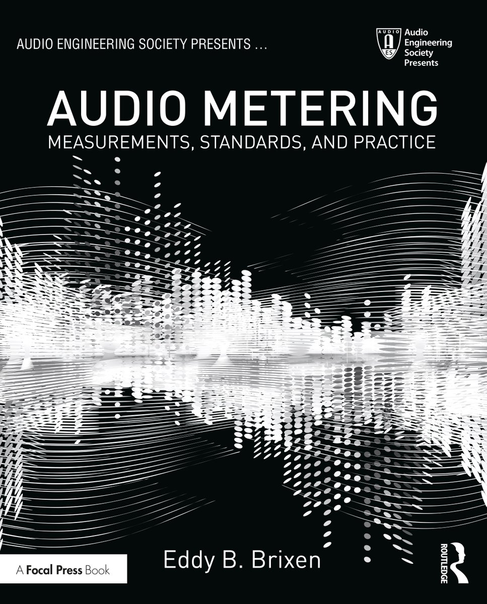 Hannah Rowe (@hannah___rowe) on Twitter photo Publishing in June - a new edition of #Audio Metering, part of the <a href="/AESorg/">Audio Engineering Society</a> series. This guide begins with the basics, such as audio definitions and digital techniques, and works up to more complex topics like hearing and #psychoacoustics.
➡️routledge.com/9781138909113 Publishing in June - a new edition of #Audio Metering, part of the <a href="/AESorg/">Audio Engineering Society</a> series. This guide begins with the basics, such as audio definitions and digital techniques, and works up to more complex topics like hearing and #psychoacoustics.
➡️routledge.com/9781138909113