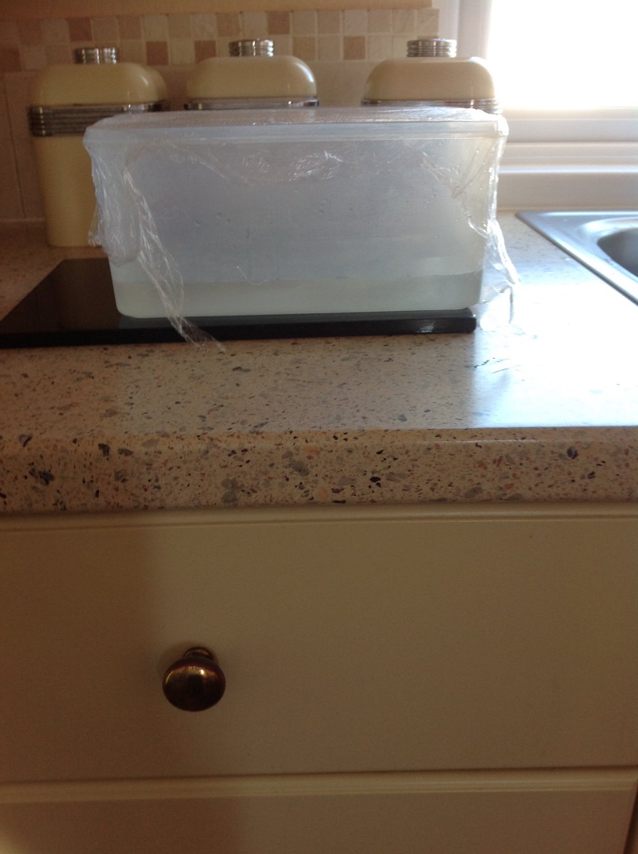 EsmeWilliamson's tweet photo. My ice experiment (It didn't take long to melt in this lovely sun!) https://t.co/wWlLc4l0nC