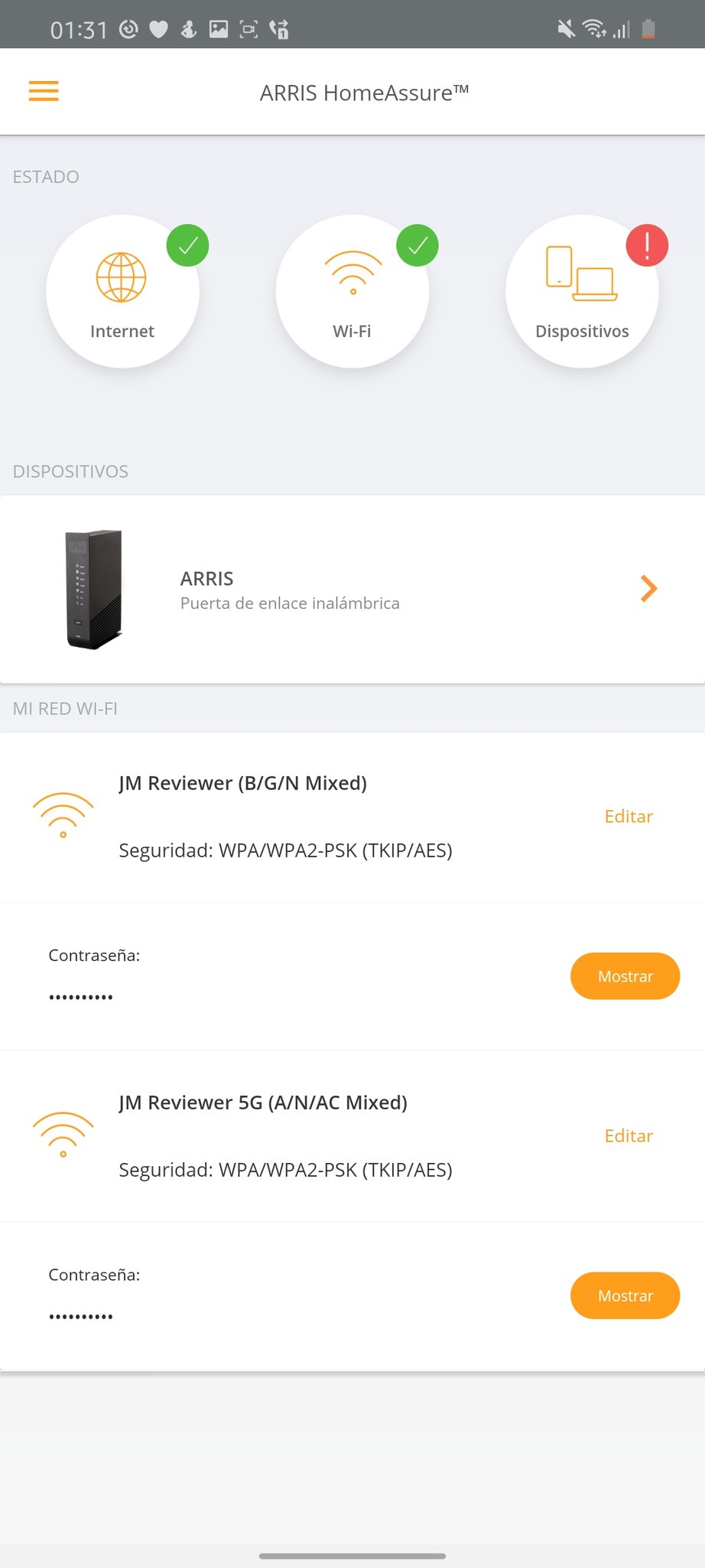 Jonathan Munizaga on Twitter "Incluso la app de ARRIS para Android