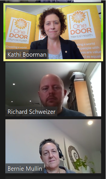 Just finished a truly moving and inspiring interview with Richard Schweizer and Bernie Mullin on the lived experience journey!