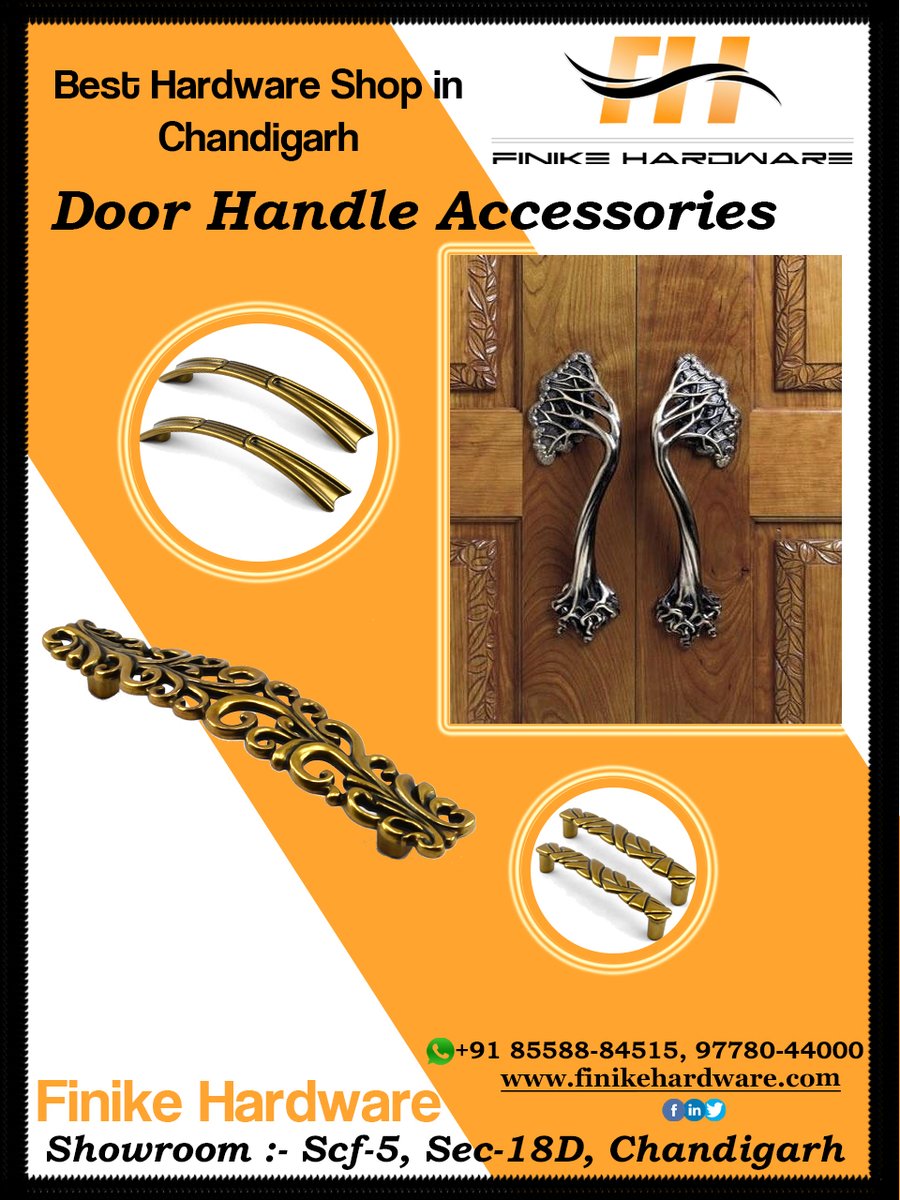 FinikeHardware's tweet image. #DoorHandleAccessories | @FinikeHardware 
Shop everything #doorhardware for #interior &amp;amp; #exterior #doors including #doorlocks #hardwareaccessories &amp;amp; sliding door hardware
Call Now - +91 97780-44000 97785-44000
Web - finikehardware.com
#doorhandle
#doorhandledesign
#doorknobs