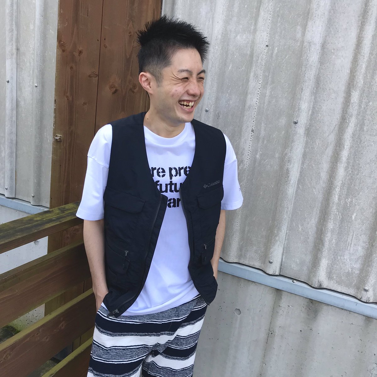 徳島 ビッグアメリカンショップ いいね おしゃれ かわいい Styling Tbt New Swag お洒落さんと繋がりたい 写真好きな人と繋がりたい Columbia コロンビア フィッシングベスト ベスト メンズコーデ 春コーデ