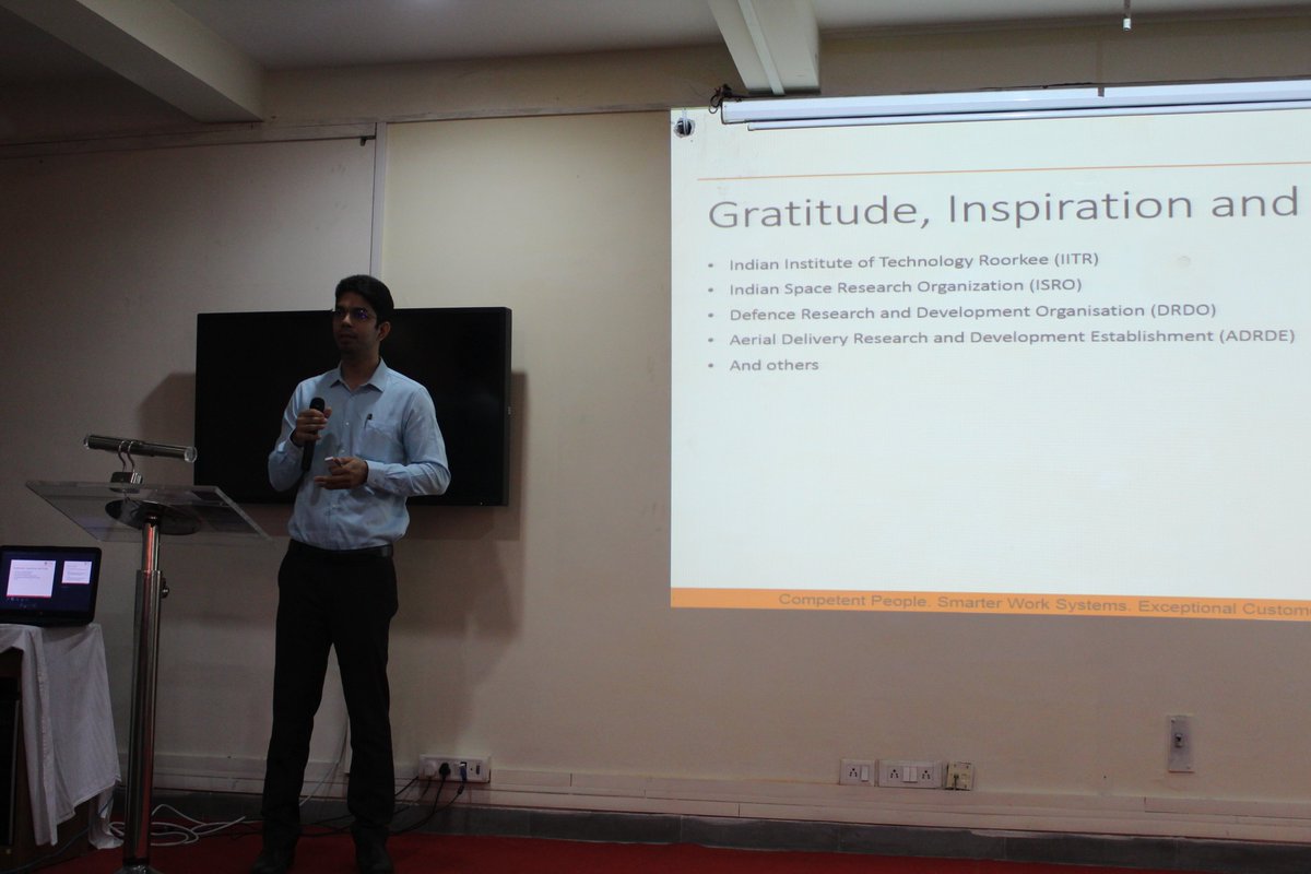 pmg_engineering's tweet image. Our Founder Abhinav Pandey was invited to speak in a IITR-ISRO seminar held at IIT Roorkee Greater Noida campus.
He emphasized on the necessity of continuous interactions and teamwork between aspiring students,…