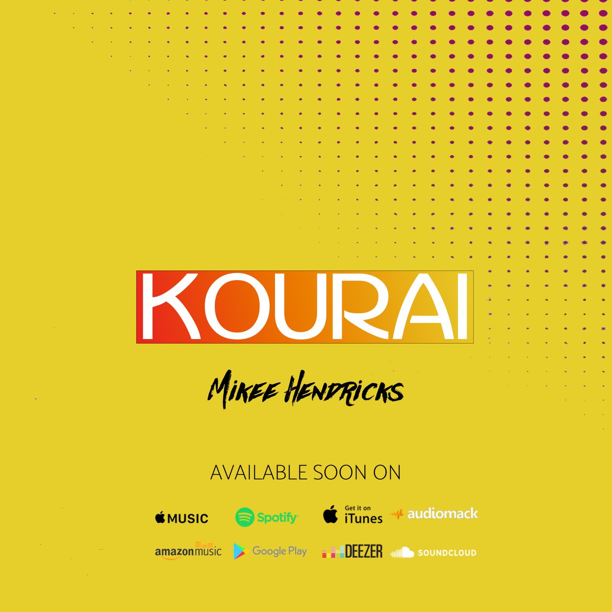 MikeeHendricks's tweet photo. My upcoming song #kourai will be available in your favorite Music Stores in 2 days. I will post the links once it was released. 😊 https://t.co/p0BEh32y99