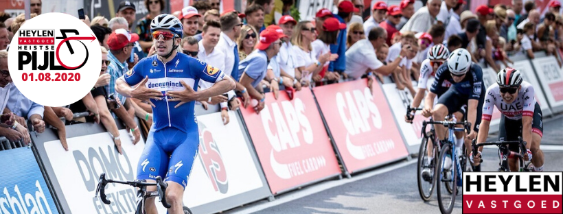 HeistsePijl's tweet photo. ‼️NEW DATE‼️

The Heylen Vastgoed Heistse Pijl kicks off the renewed cycling season on Belgian soil on AUGUST 1💥

Happy to have found a new spot on the revised cycling calender!🙏  

#HeylenVastgoedHeistsePijl #HeistsePijl2020 #Belgiancycling #staysafe #covid19 #procyling https://t.co/u5WEPNiG5u