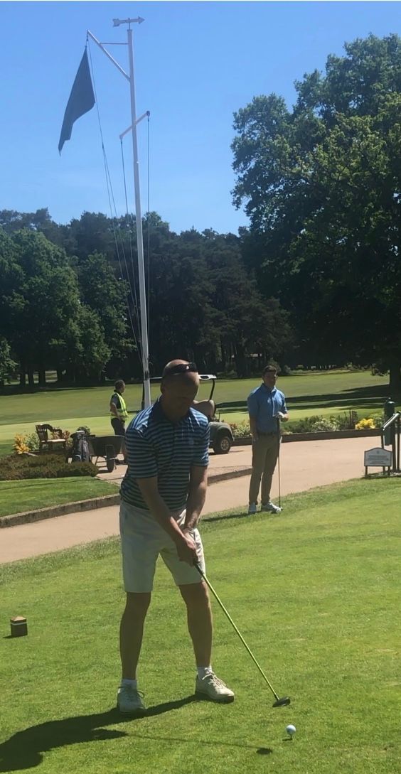 WokingGolf's tweet photo. Beautiful things are happening on a daily basis @wokinggolf just now, in the midst of Covid-19. We are reunited with our very special Membership and it is all smiles. But yesterday’s favourite moment was seeing @andyewence get in a game after #thatwinter...he split the fairway! https://t.co/4wkVeqYP1X