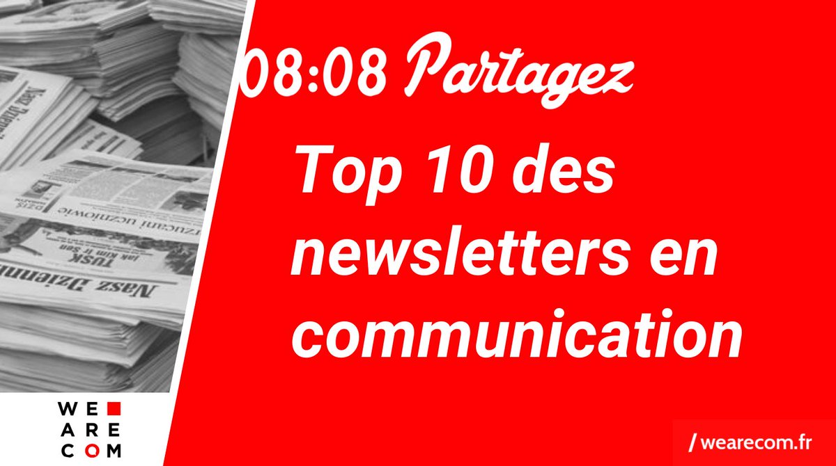 Envie de rester dans le coup ? Laissez les meilleures infos venir à vous avec notre TOP des newsletters : buff.ly/3dN2FHA 🙌 Bonne reprise <a href="/Superception/">Superception</a> <a href="/KantarFR/">Kantar France</a> <a href="/hubradar/">HUBRADAR</a> <a href="/laReclame/">la Réclame</a> <a href="/BlogModerateur/">BDM</a> <a href="/wttj_fr/">Welcome to the Jungle France</a> <a href="/crossthebreeze/">'Cross The Breeze</a> The Ad Contrarian