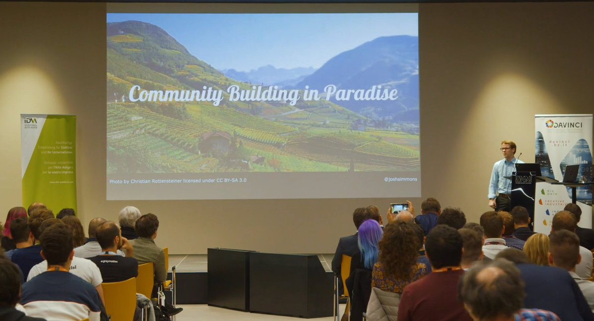 SFScon's tweet photo. πΉ Watch "Community Building in Paradise", @joshsimmons , Open Source Program Manager at Google, USA
π We are back to #SFScon18. You can watch #SFScon talks online and safely from home!
βΆ https://t.co/1BIx9nCQpv https://t.co/dlsXfx9LzK