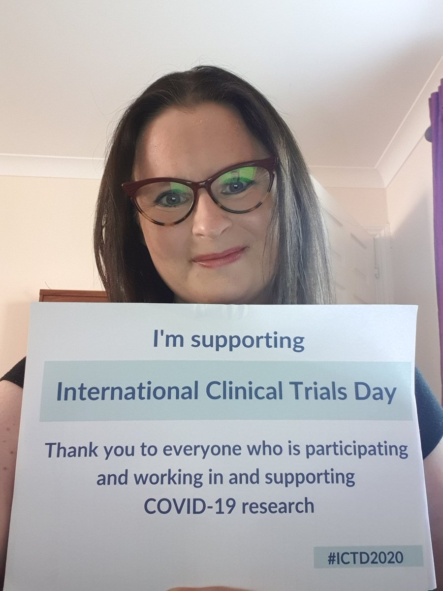 Proud to work in research - thank you to everyone who supports us #CTD2020 @gloshospitals @crnwestengland @Research4Glos