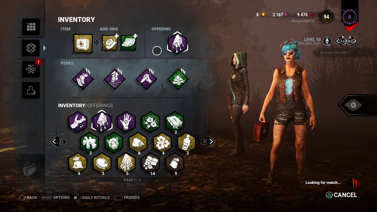 marquis_blanco's tweet photo. Finally got the perks for this good Looping build Vid Soon
 #PS4share #dbd #dbdBuilds #WorldsSpotlight https://t.co/6WT7NFCygc