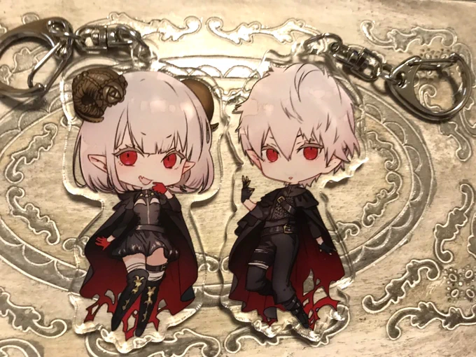 AORアクキー/アストラル・エリシア | ELFENSJóN-BOOTH https://t.co/TPWDG82hzr #booth_pm

AOR兄妹のアクキー(裏面はおやつもぐもぐ)を作りました☺️
大きさは大体黒瀬氏アクキーと同じくらいです。よろしくお願いいたします～!✨ 