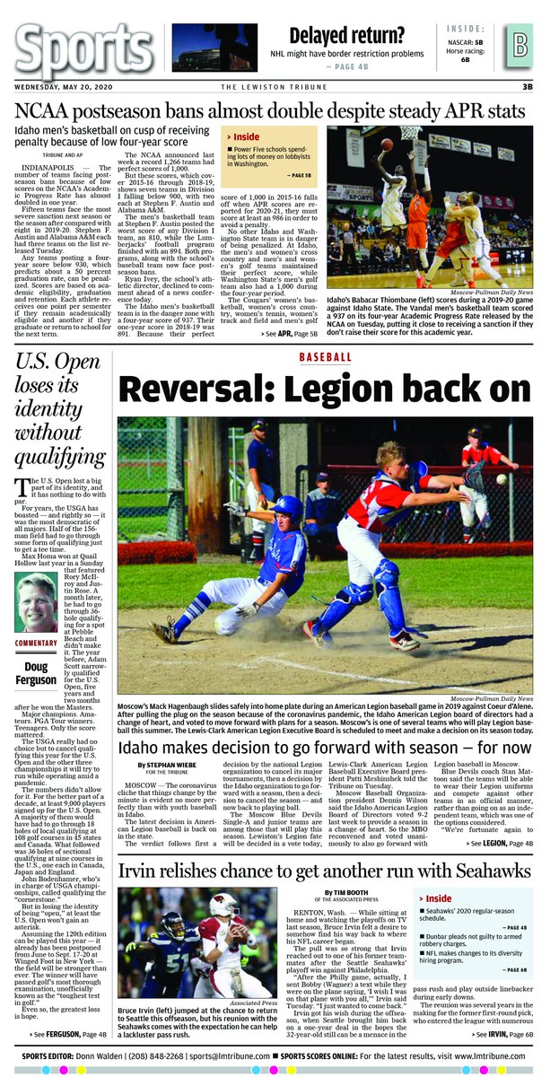 LewTrib_Sports's tweet image. Lookie here Sports fans: 2 front pages for the price of 1. We roll out our @NAIAWorldSeries special lookback as well as our normal front. Hopefully, fans will enjoy our retrospective during the next few days. @APSE_sportmedia @waldo9939