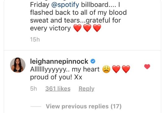 Leigh & Perrie supporting Ally with Low key