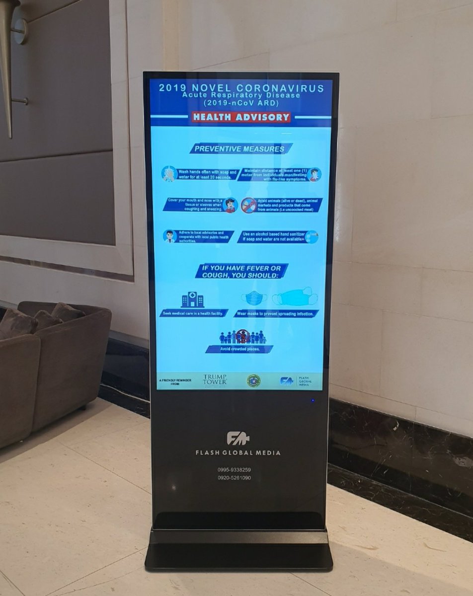 adsFGM's tweet photo. Be Informed. Be Prepared.
Keep Safe and Stay Healthy Everyone.
#FGMads #OutOfHomeSoon #DOOH #DigitalMarketing #LEDStandees #COVID19PH #DigitalOOH https://t.co/hsBicLOmTY