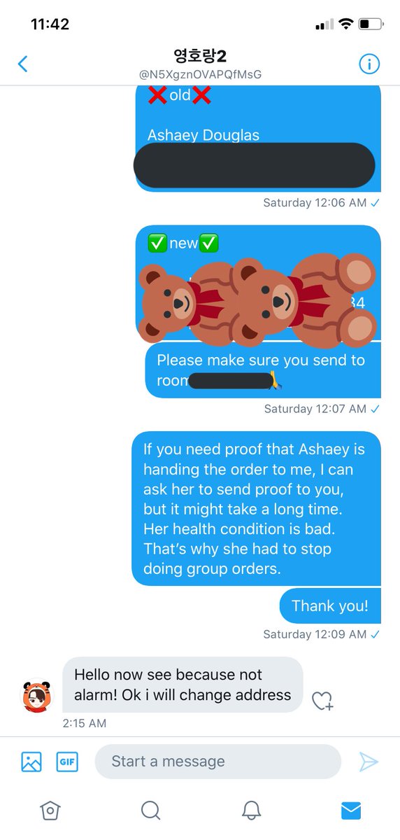teddyGOs's tweet photo. At least I got Yeonghorang to change Shay’s address to mine, so those will for sure be safe.
#cupidupdates https://t.co/6RUgwxEAr0