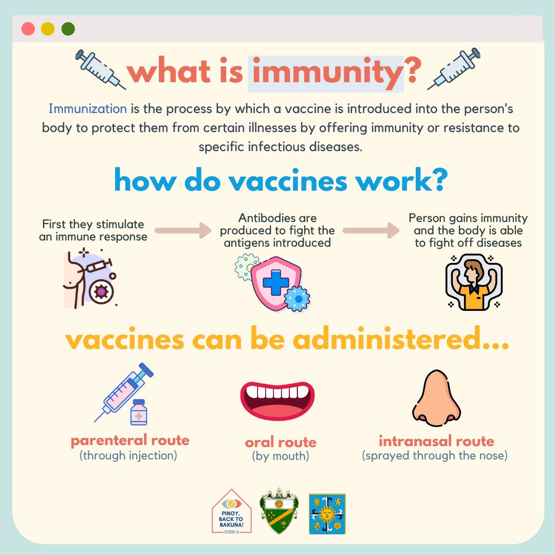 PBB_2NUR2's tweet photo. Kamusta, housemates? 👋🏻

In order for us to embark on promoting vaccinations, let us first understand what it really means to have immunity. 

For today's challenge, kuya wants you to be informed about immunity, its different types, as well as our target audience! 💉 https://t.co/bA98u8SL1z