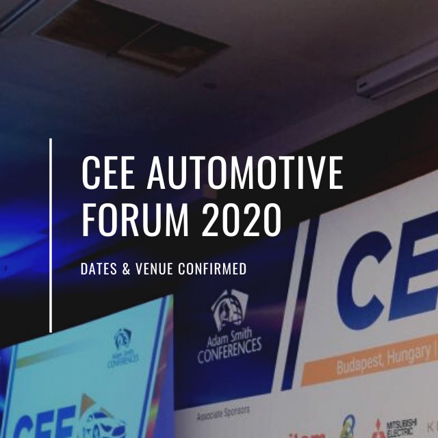 AdamSmithEvents's tweet image. Save the Date! 10-11 November, Budapest, Hungary. Register now with minimum rate ever available: ceeautomotive.com

#CEEAuto2020 #CEEAutomotive #automotive