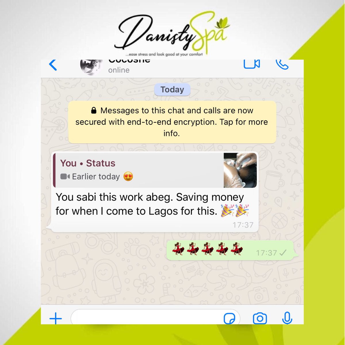 Danistyspa's tweet image. It’s another review 💃🏽💃🏽💃🏽

Our Microblading services are still available for both walk-in and mobile within lagos.
Dm to book your appointment today 🙂

#microbladinginikeja #microbladinginlagos #mobilespaservice
