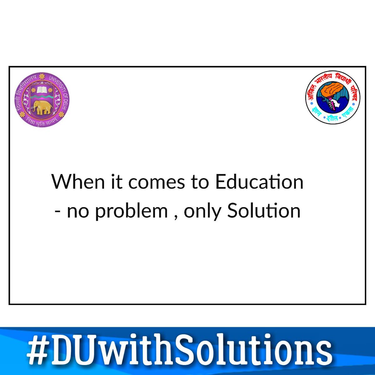 ArsdcollegeA's tweet photo. #DUwithSolutions https://t.co/7iKA1XRMgC