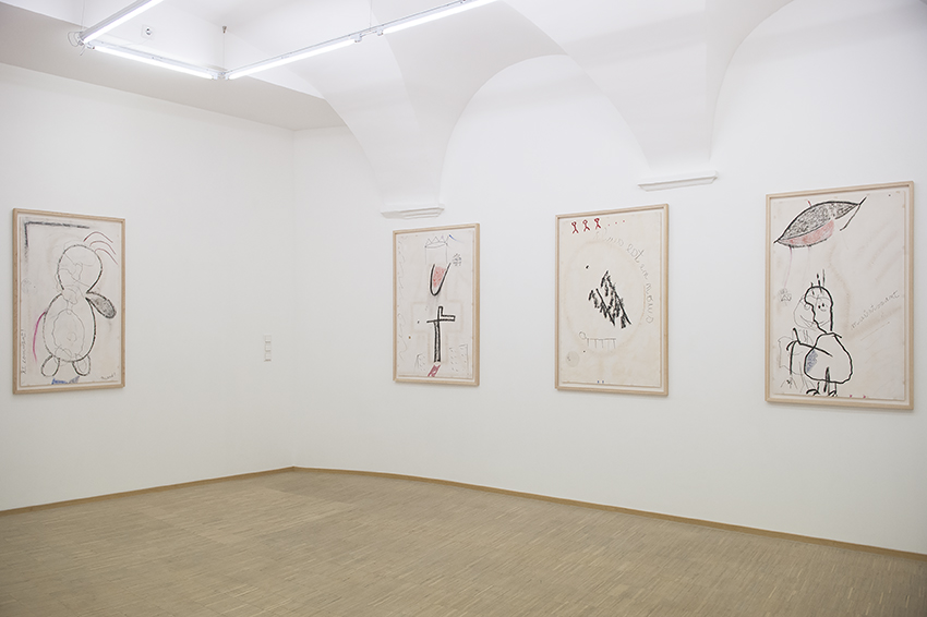 artbrussels's tweet photo. [g a l l e r y] Produced between 1992 &amp; 1997, the #drawings from the 'Generation' series by #SteveKaspar are currently on view at #NosbaumReding. 
#artbrussels #ArtBrusselsOnlineExhibitions #Contemporaryart https://t.co/okFWOFAzSu