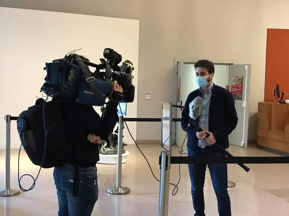 MbaOrleans's tweet photo. Ce matin #Télématin était en direct au @MbaOrleans pour accompagner la réouverture demain sur réservation ! Au programme sécurité, actions spécifiques et prolongation de l’exposition #delaperche #francetv #france2 https://t.co/27Sxwi1vS6