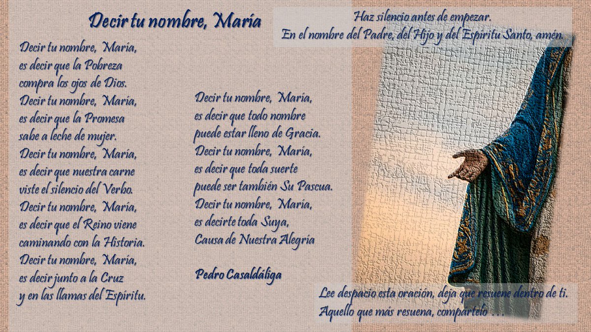 spinolaloreto's tweet photo. Para rezar con María hoy (hilo)
#EnmayoconMaria
#MovemosfichaMovemostodo https://t.co/BJ1ylAVRF5