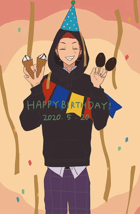 お誕生日おめでとう?
#天童覚誕生祭2020 
