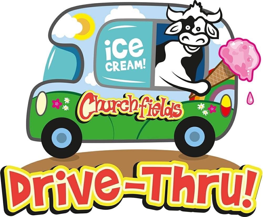 It’s going to be a hot one today so we are opening a pop up, contact free drive-thru ice cream shop today between 3-5 #Contactless #icecream #staysafe #churchfields