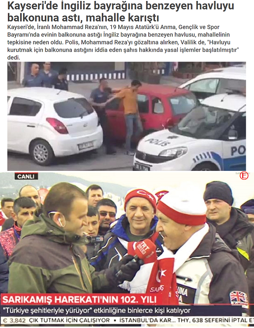 Ebubekir_ce's tweet photo. Bu ülkenin bir bakanı Sarıkamış şehitlerini anma programına omuzunda İngiliz bayrağı ile katıldı. Çok da şeapmayın... https://t.co/OQ5moQ2bVU