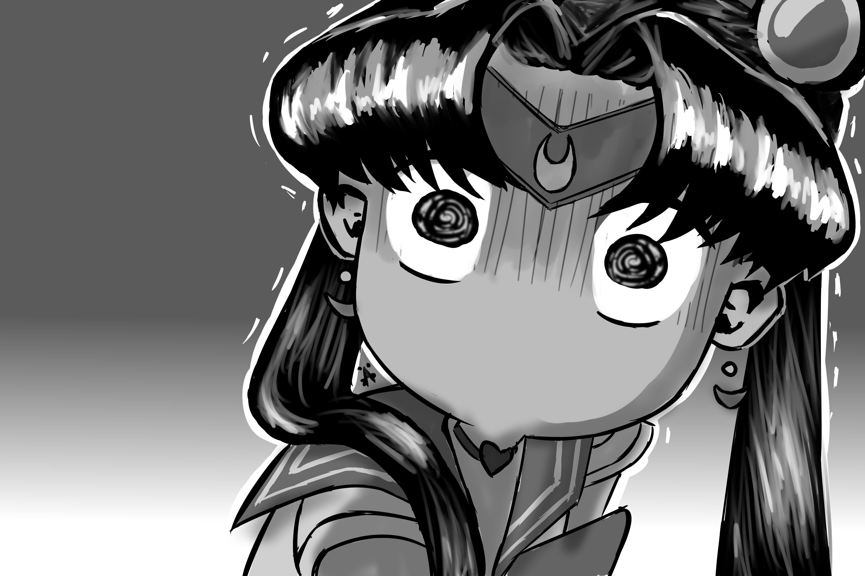 Komi Shouko горничная