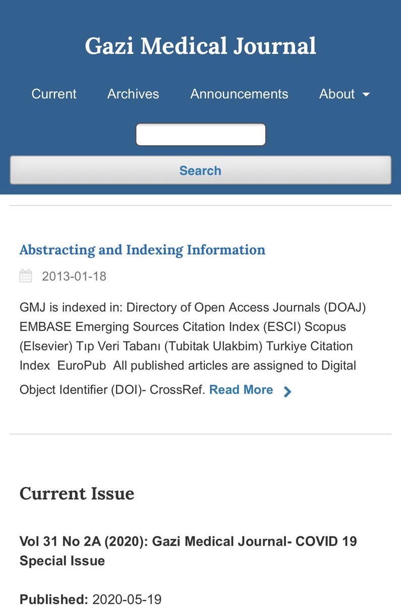 Recommendations for Surgical Interventions during COVID-19 Pandemic -<a href="/dralpyildiz/">Doç.Dr.Alp Yıldız</a> <a href="/SezaiLeventoglu/">Sezai Leventoglu</a> <a href="/spinesurgeon3/">Prof Dr Alpaslan Şenköylü</a> 

medicaljournal.gazi.edu.tr/index.php/GMJ/…

 #colorectalsurgery <a href="/escp_tweets/">European Society of Coloproctology</a> <a href="/ASCRS_1/">ASCRS_1</a> <a href="/ACPGBI/">@ACPGBI</a> 

<a href="/TKRCD_/">TKRCD</a> <a href="/CerrahiTurk/">Türk Cerrahi Derneği</a> <a href="/Cerrahi_Onko/">Cerrahi Onkoloji Derneği</a> <a href="/CovidSurg/">COVIDSurg</a> <a href="/CovidsurgS/">COVIDSurg-Spain</a> <a href="/CovidSurgTR/">CovidSurgTR</a> <a href="/CovidsurgDE/">COVIDSurg Deutschland</a>