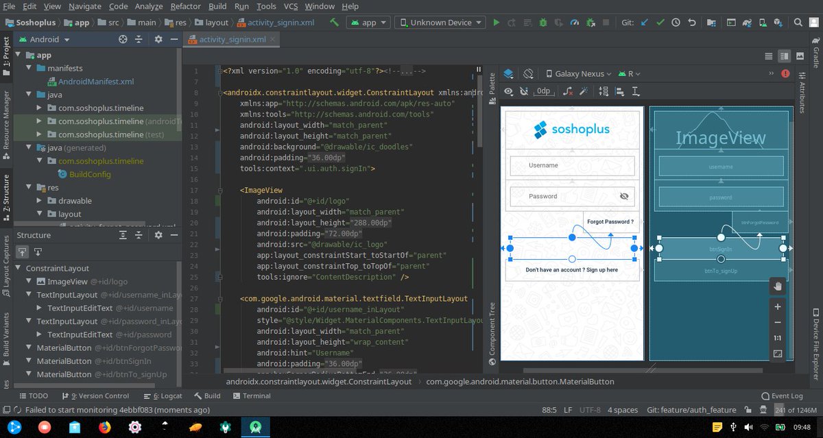 ngarak_dev's tweet image. Now I see the beauty of #constraintLayout, following an advice from the best @twalipo